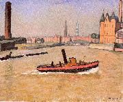 Marquet, Albert The Port of Hamburg oil on canvas